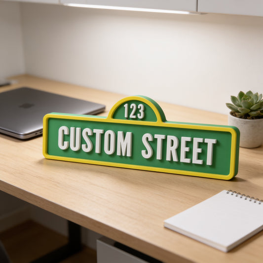 Personalised Sesame Street Inspired Sign