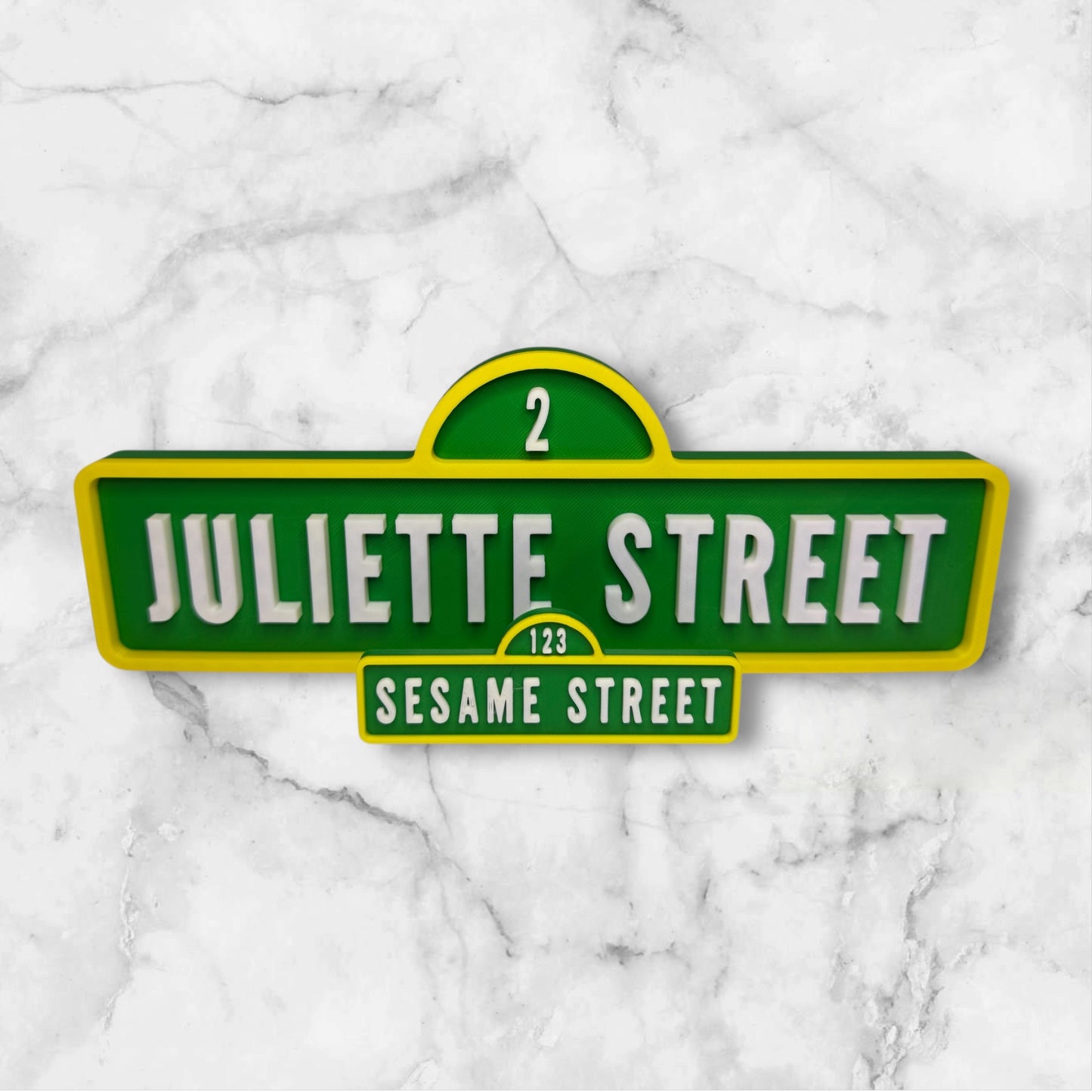 Personalised Sesame Street Inspired Sign